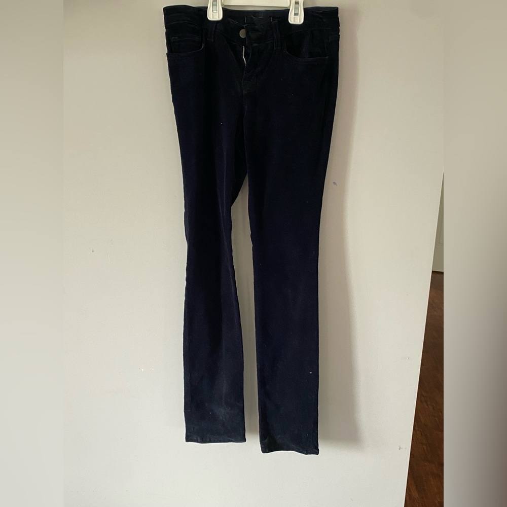 J Brand corduroy dark blue pants size 28 boot cut